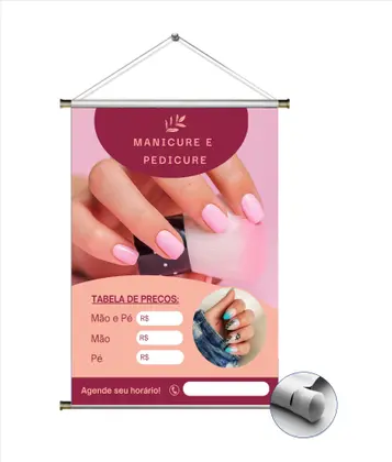 Banner Lona Manicure